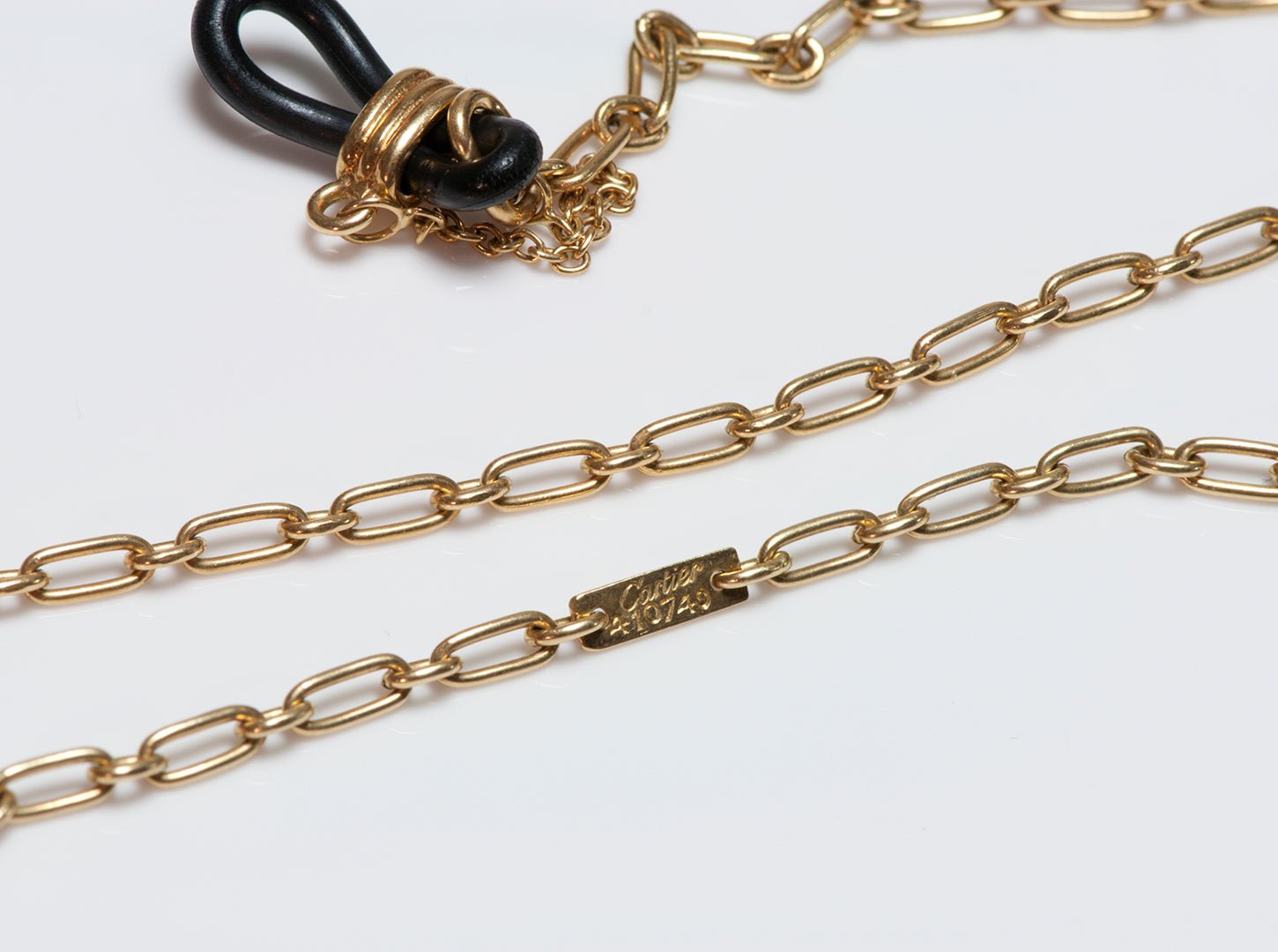 Cartier 18K Yellow Gold Eyeglass Chain