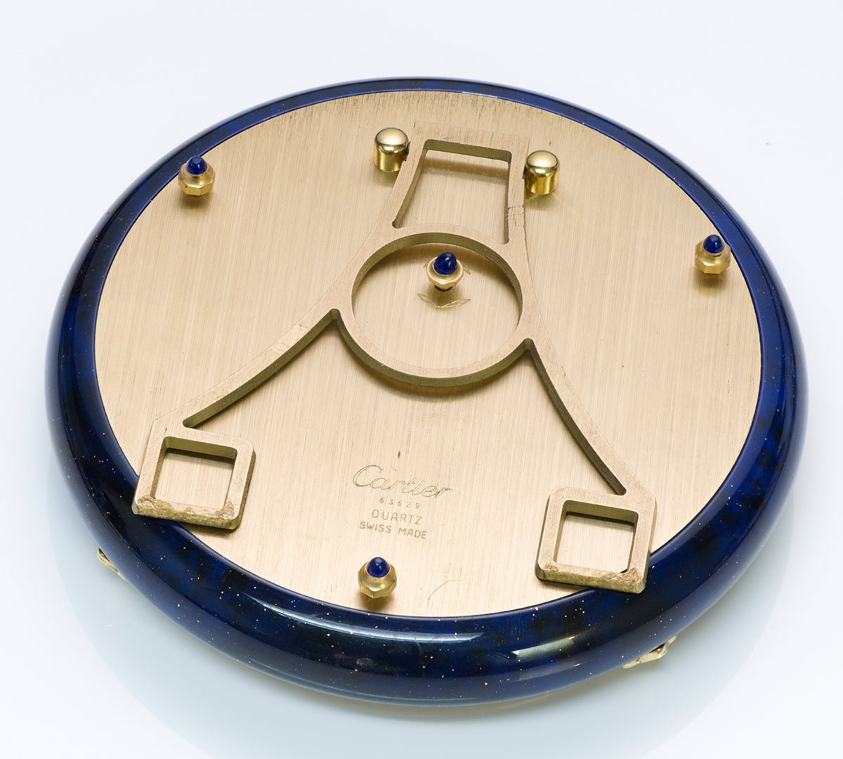 Cartier Art Deco " Lapis" Enamel Desk Clock