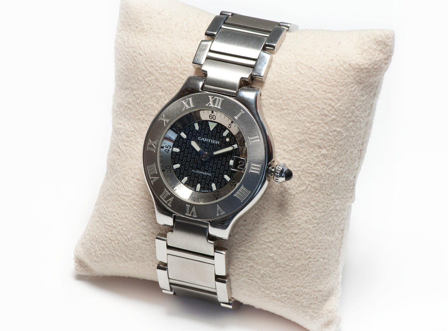 Cartier Autoscaph Stainless Steel Automatic Wristwatch 2427