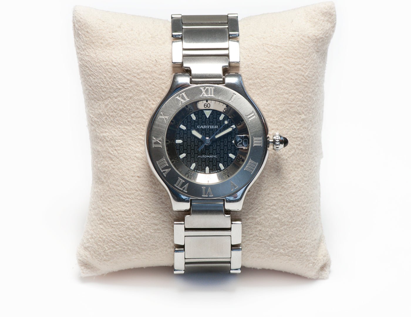 Cartier Autoscaph Stainless Steel Automatic Wristwatch 2427