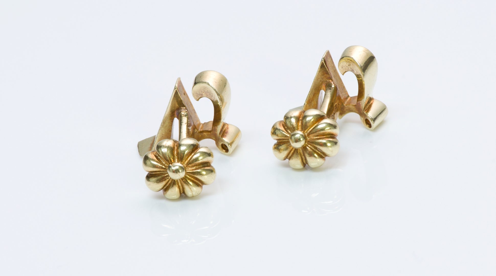 Cartier Gold Capricorn Zodiac Cufflinks