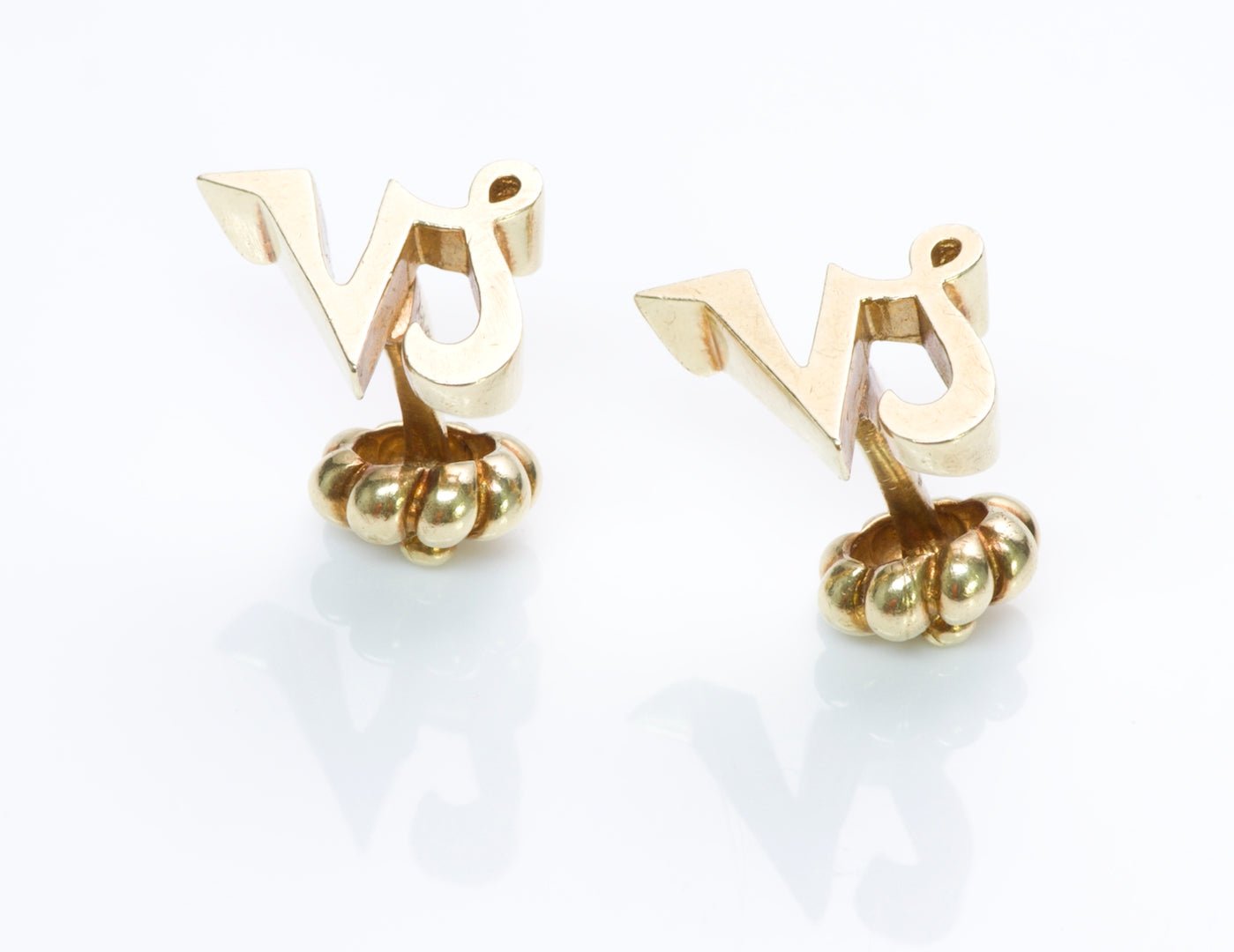 Cartier Gold Capricorn Zodiac Cufflinks