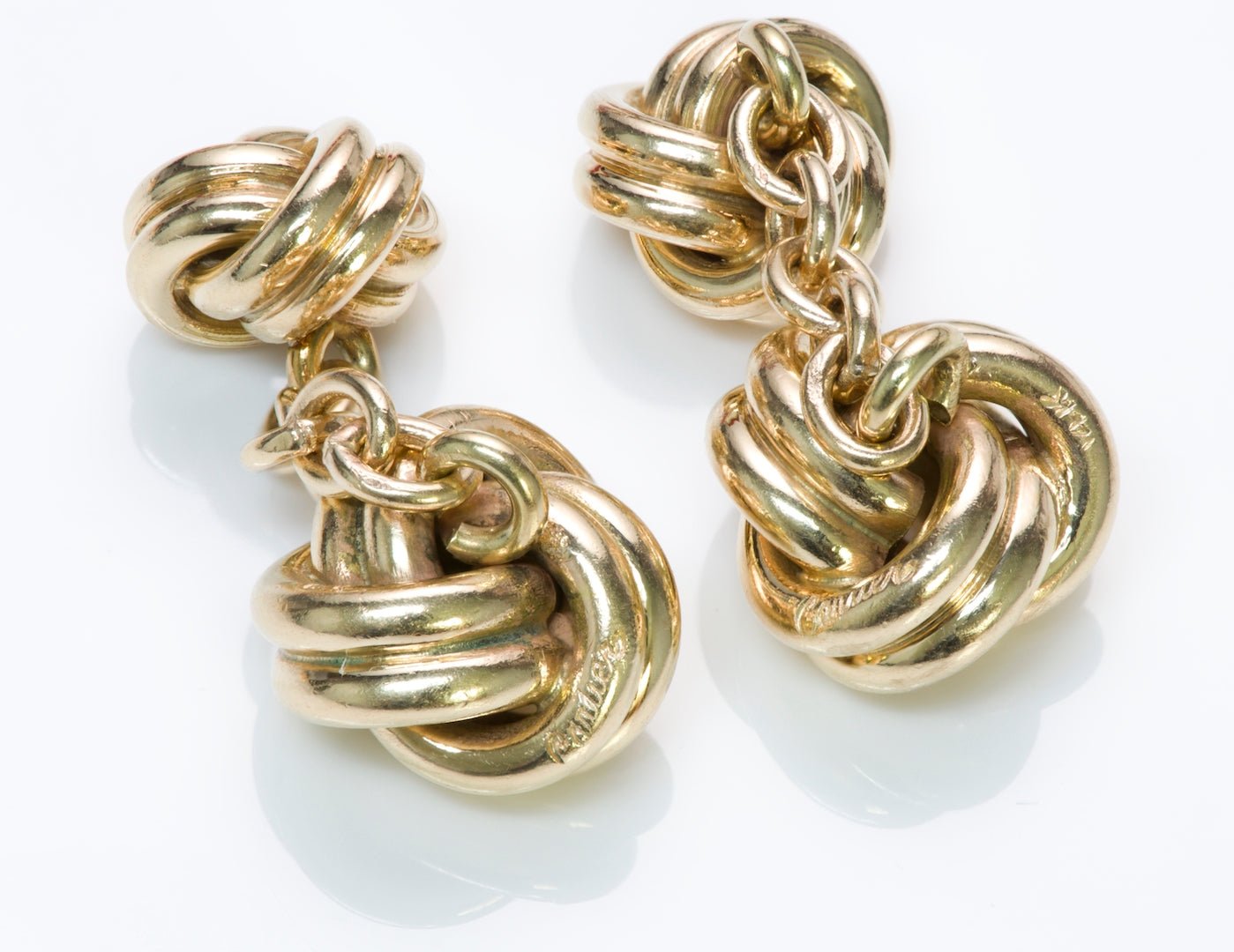 Cartier Gold Cufflink & Stud Set