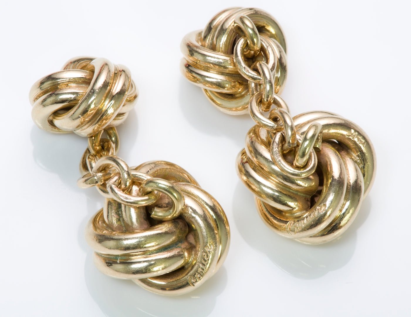 Cartier Gold Cufflink & Stud Set