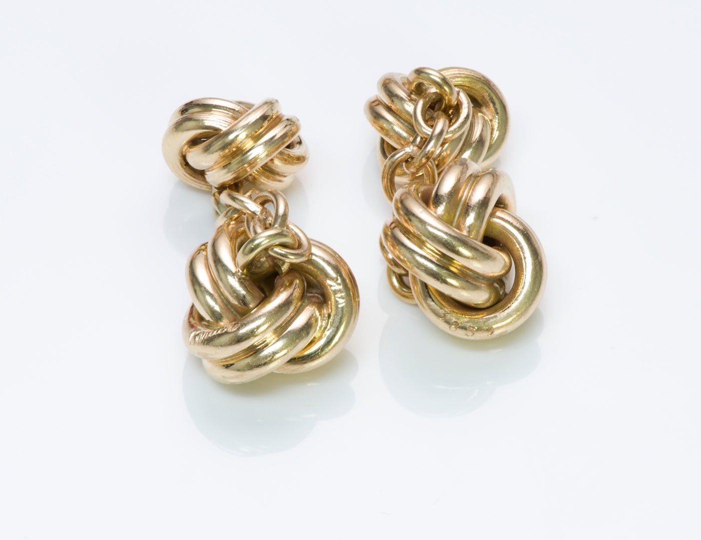 Cartier Gold Cufflink & Stud Set