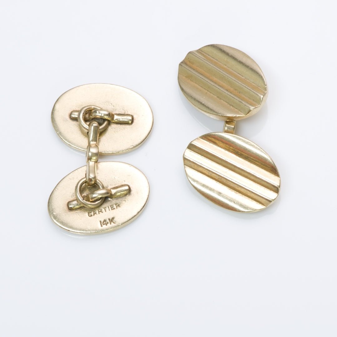 Cartier Gold Cufflinks