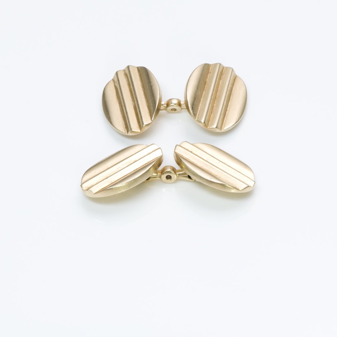 Cartier Gold Cufflinks