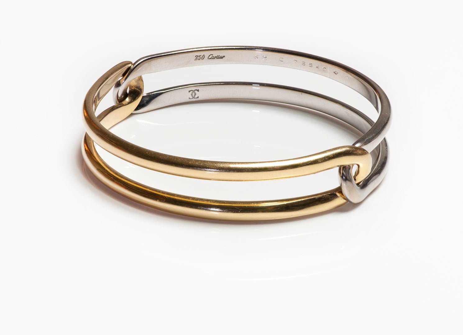 Cartier Interlocking Puzzle Gold Bracelet