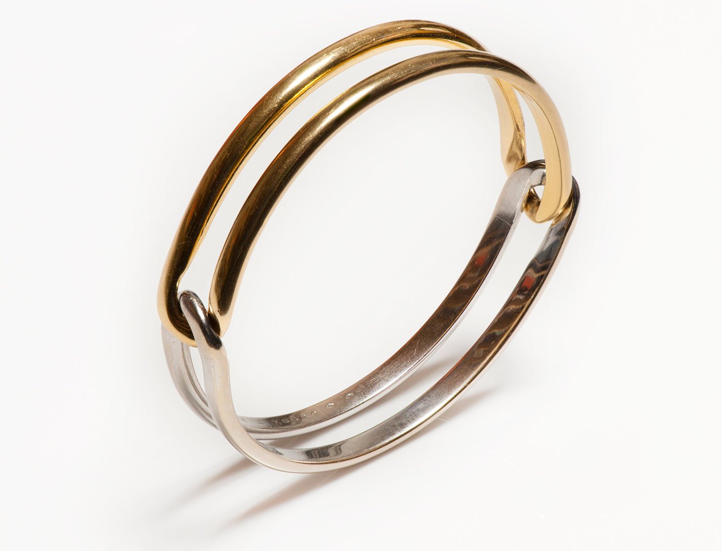 Cartier Interlocking Puzzle Gold Bracelet