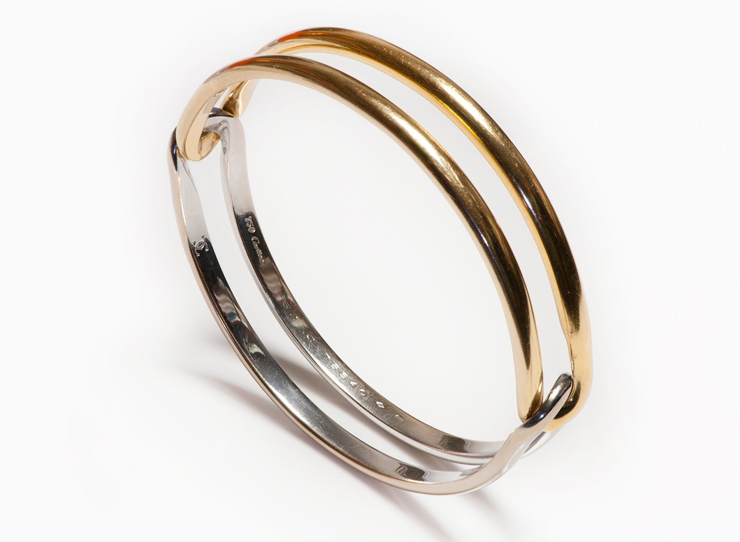Cartier Interlocking Puzzle Gold Bracelet