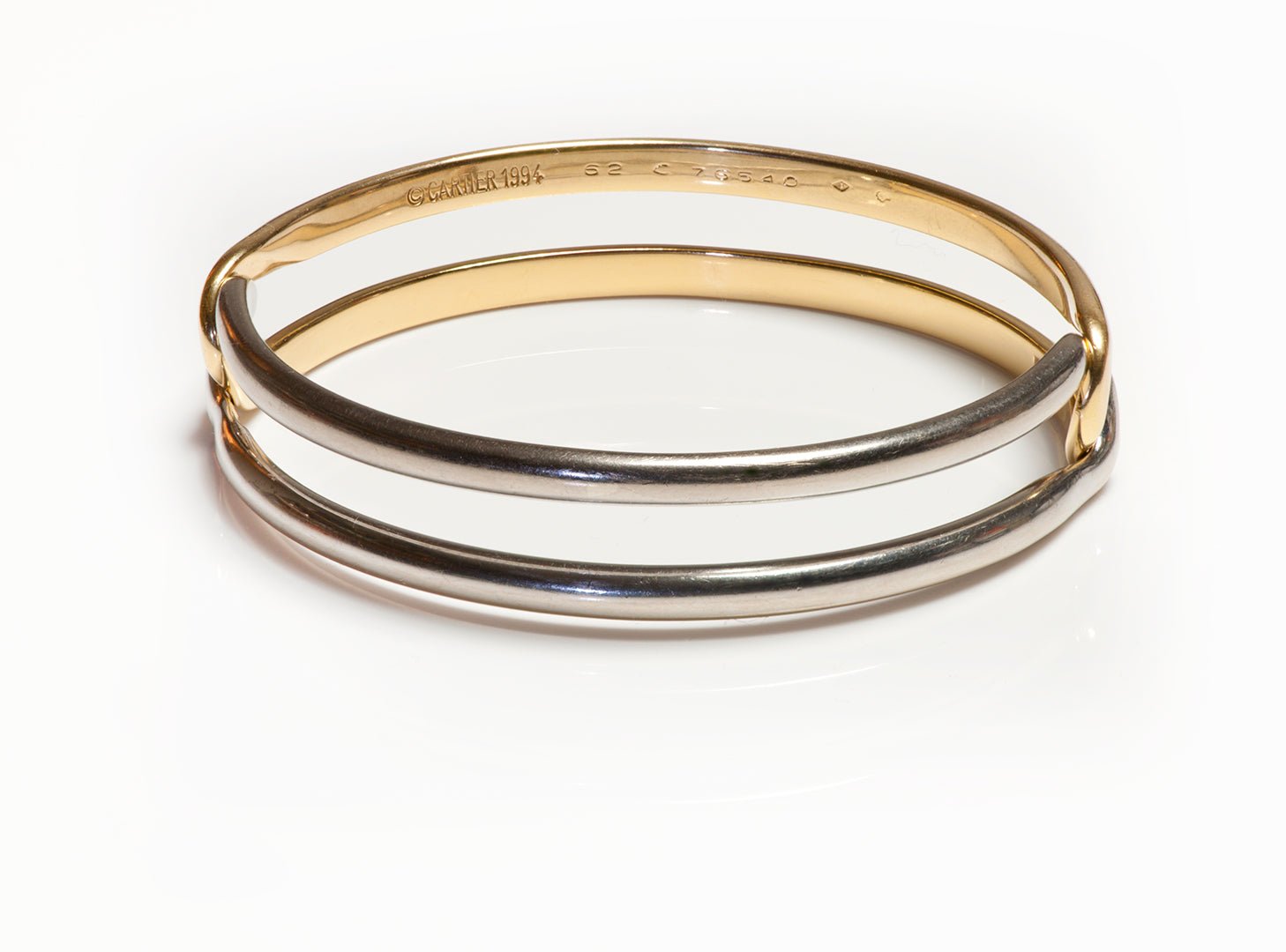 Cartier Interlocking Puzzle Gold Bracelet