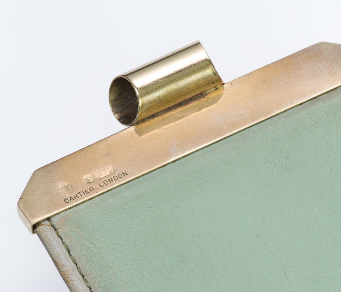 Cartier London Gold Notepad & Pencil