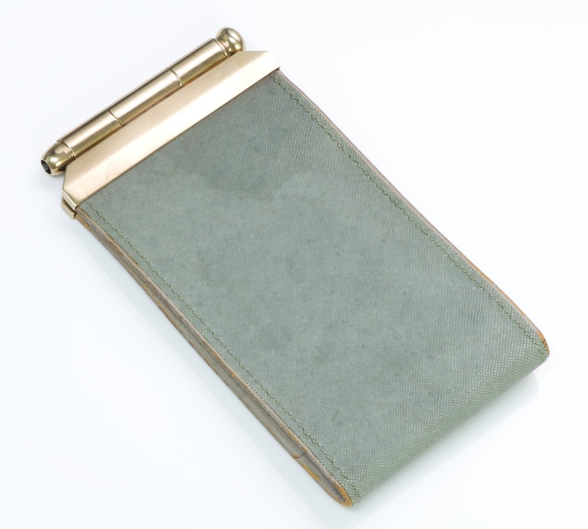 Cartier London Gold Notepad & Pencil
