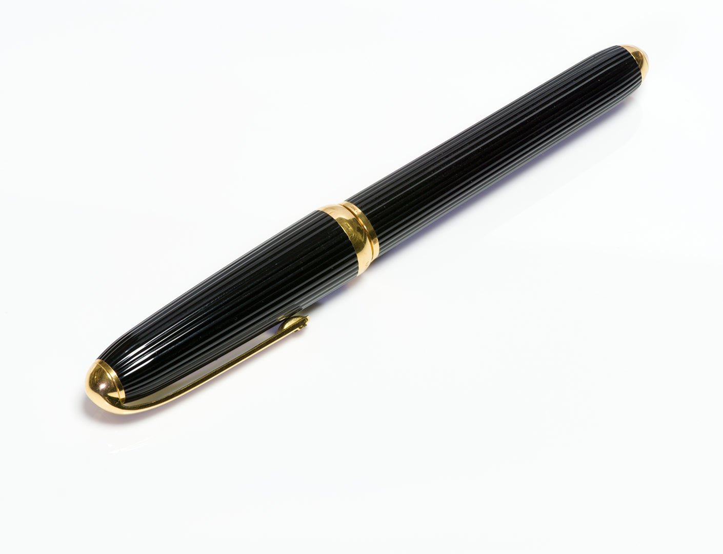 Cartier Louis Black Composite Gold Plated Ball Pen