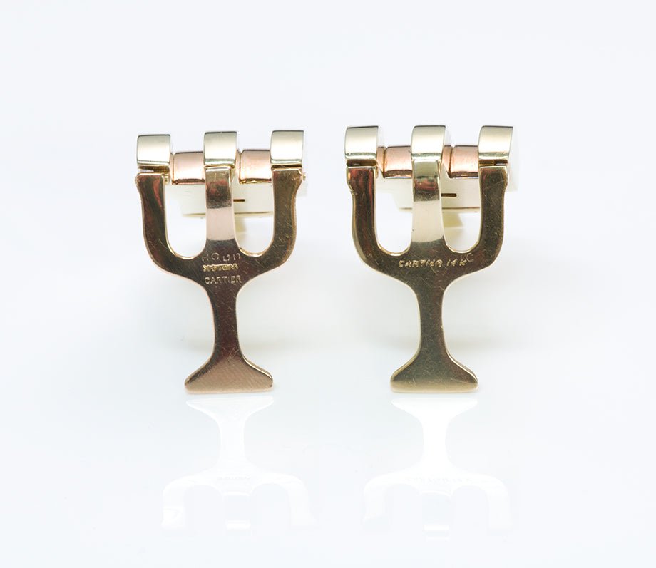 Cartier Retro Gold Dress Clips