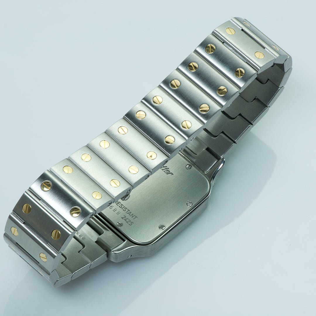 Cartier Santos Chronoflex 2425 Galbee Watch