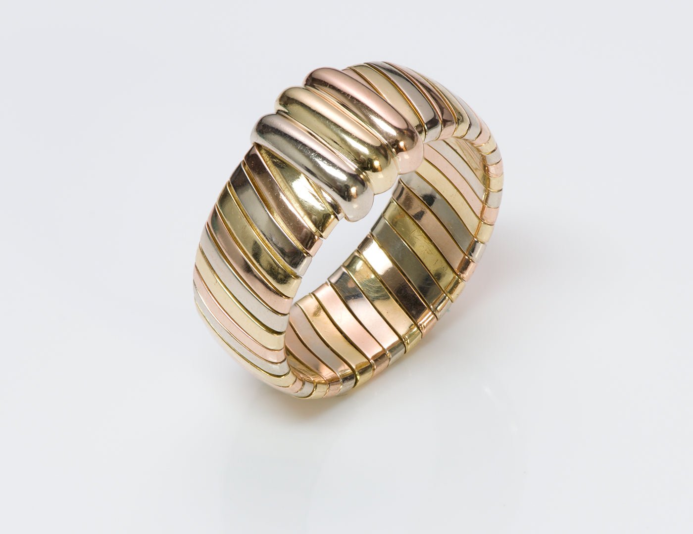 Cartier Tubogas 18K Gold Ring Band