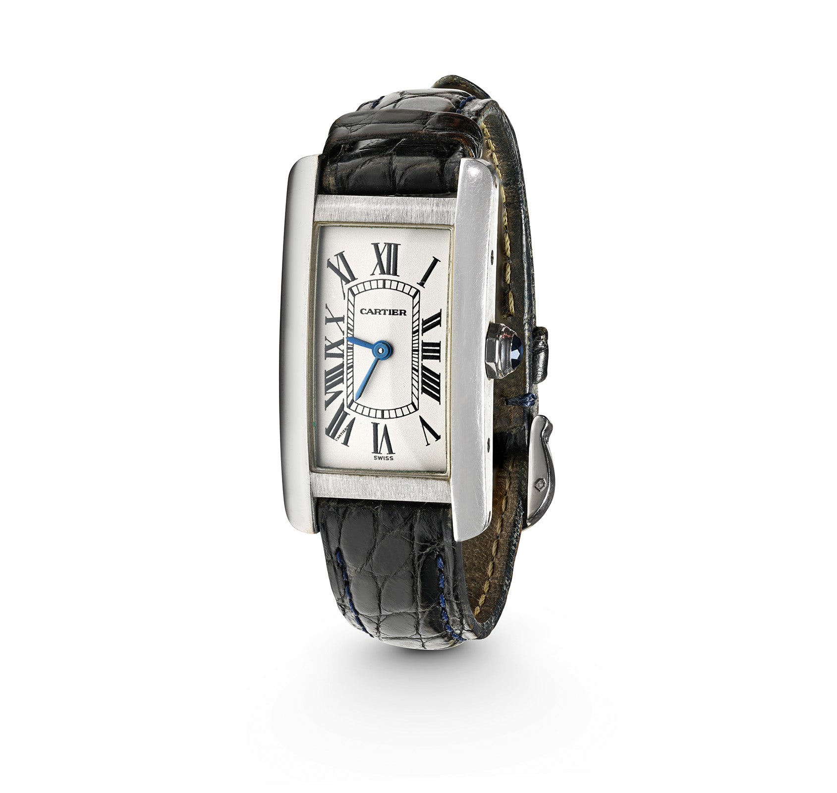 Cartier Tank Americaine 18K Gold Ladies Watch