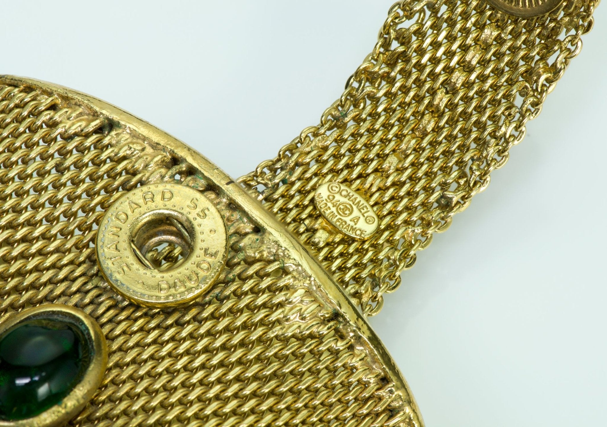 Chanel 1994 Maison Gripoix Glass Mesh Phone Case