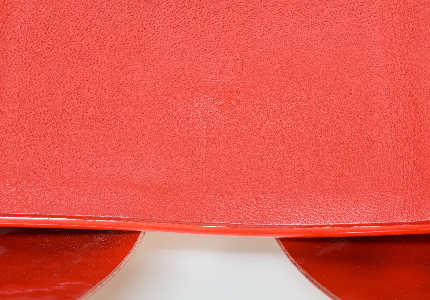 Chanel CC Spring 2008 Red Patent Leather Bow Belt