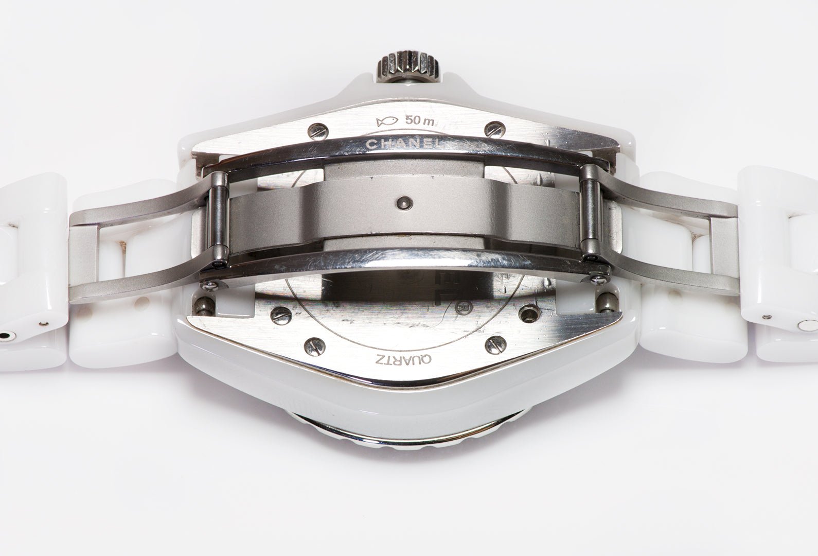 Chanel J12 Diamond White Ceramic Women's Watch