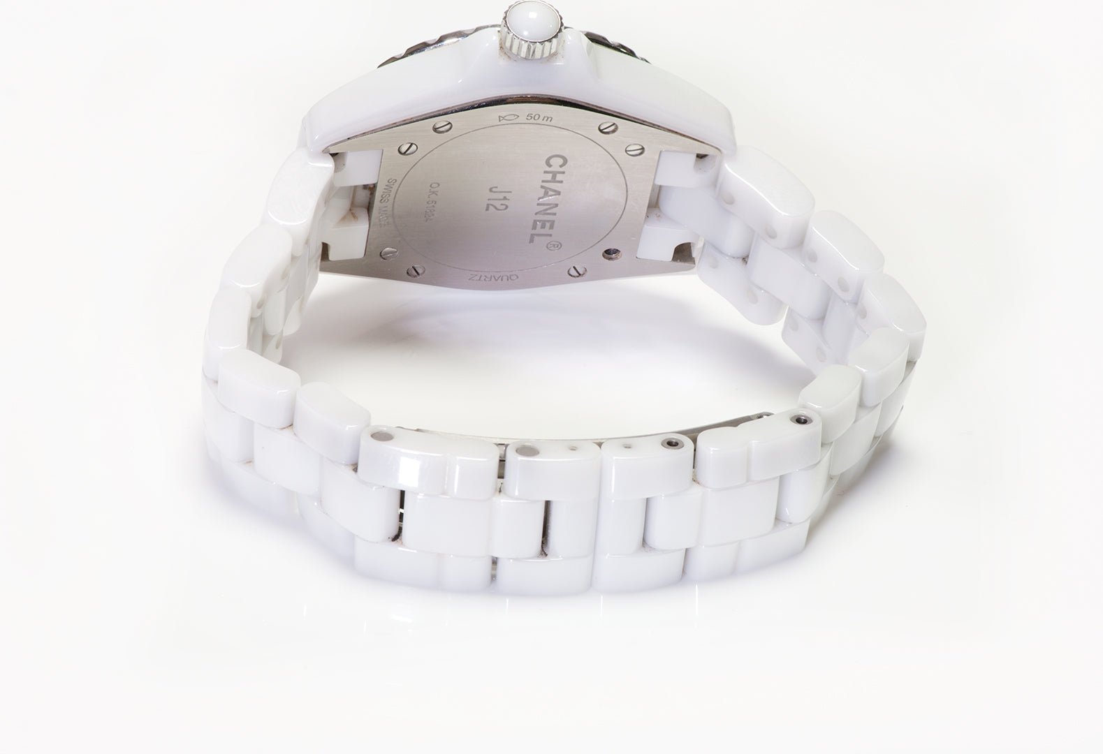 Chanel J12 Diamond White Ceramic Women's Watch