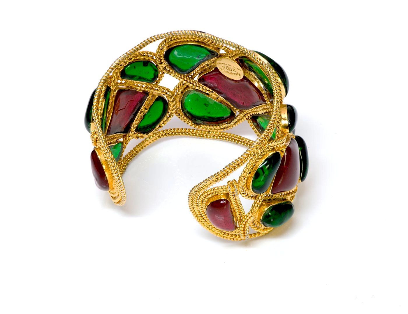 Chanel Maison Gripoix Byzantine Style Cuff Bracelet