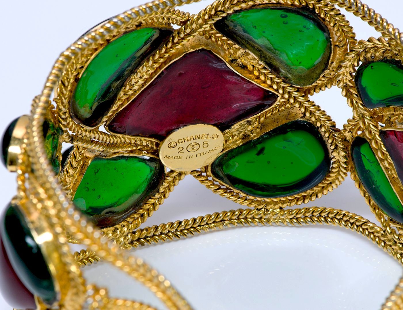 Chanel Maison Gripoix Byzantine Style Cuff Bracelet