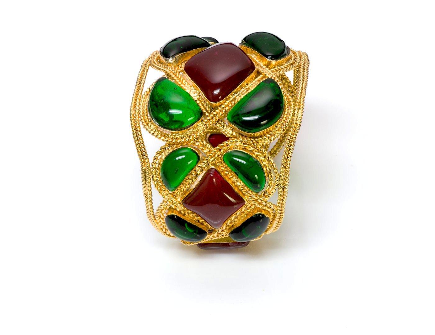 Chanel Maison Gripoix Byzantine Style Cuff Bracelet
