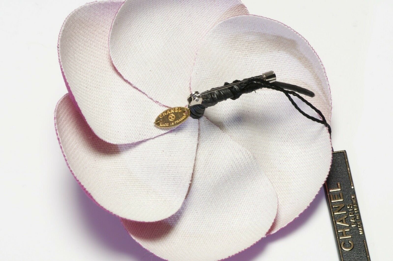CHANEL Paris 1990’s Pink Fabric Camellia Flower Brooch