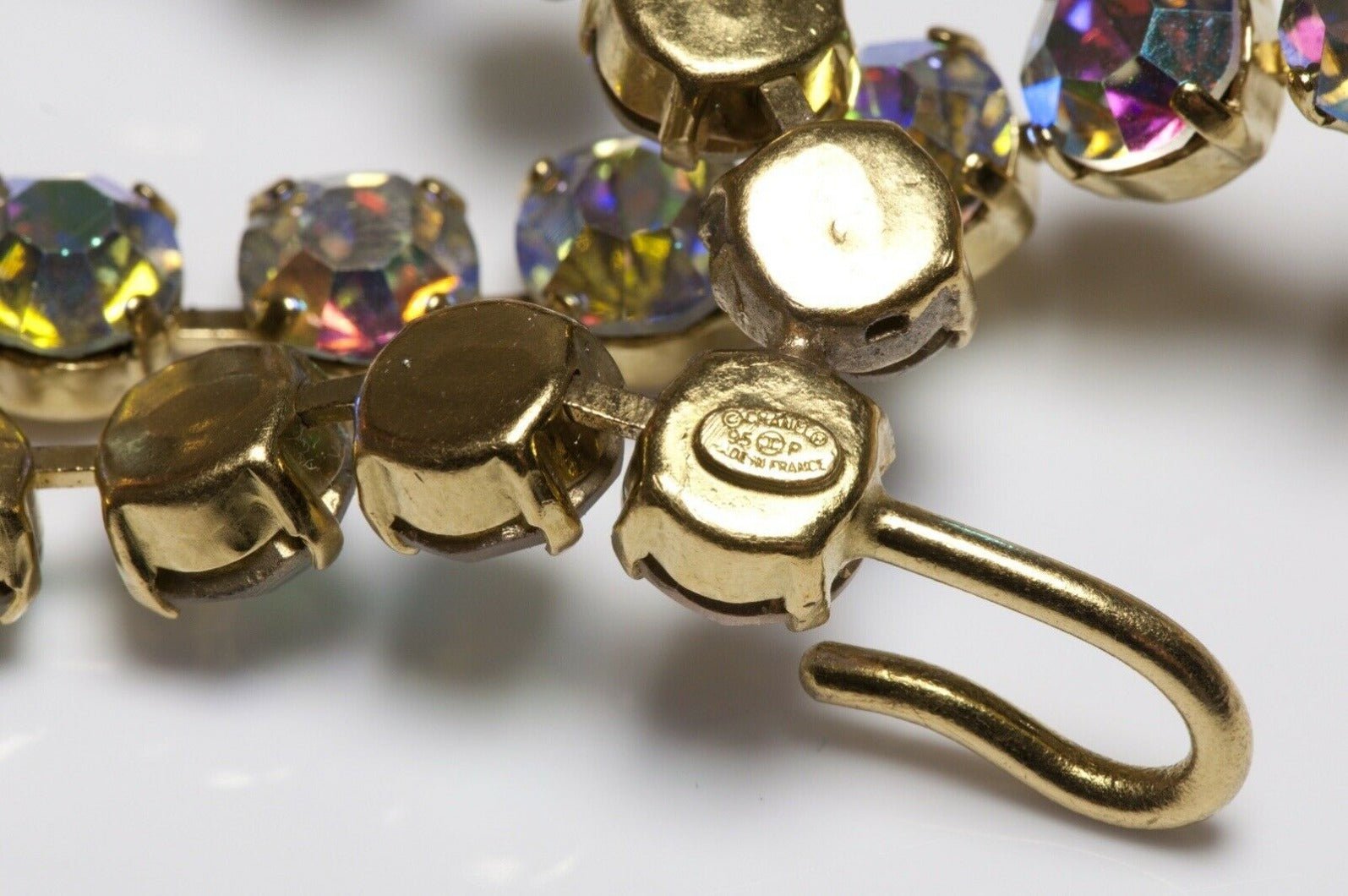 CHANEL Paris Spring 1995 CC Iridescent Crystal Barbie Belt