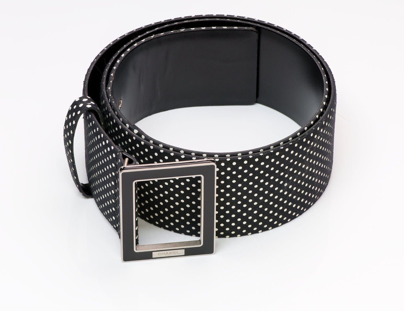 Chanel Polka Dot Wide Belt