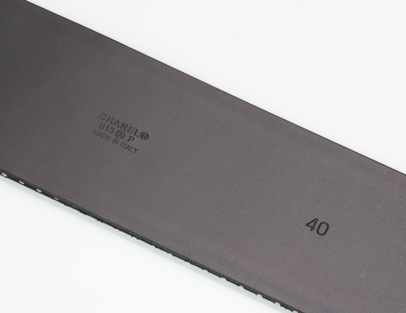 Chanel Polka Dot Wide Belt