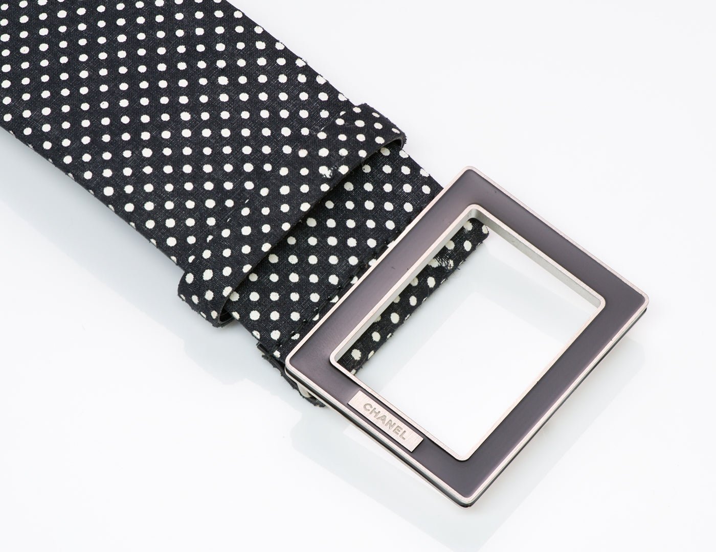 Chanel Polka Dot Wide Belt