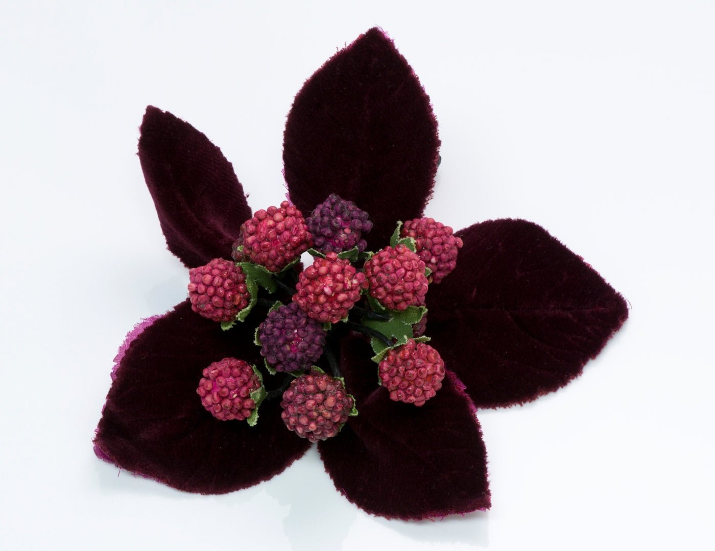 Chanel Velvet Flower Brooch