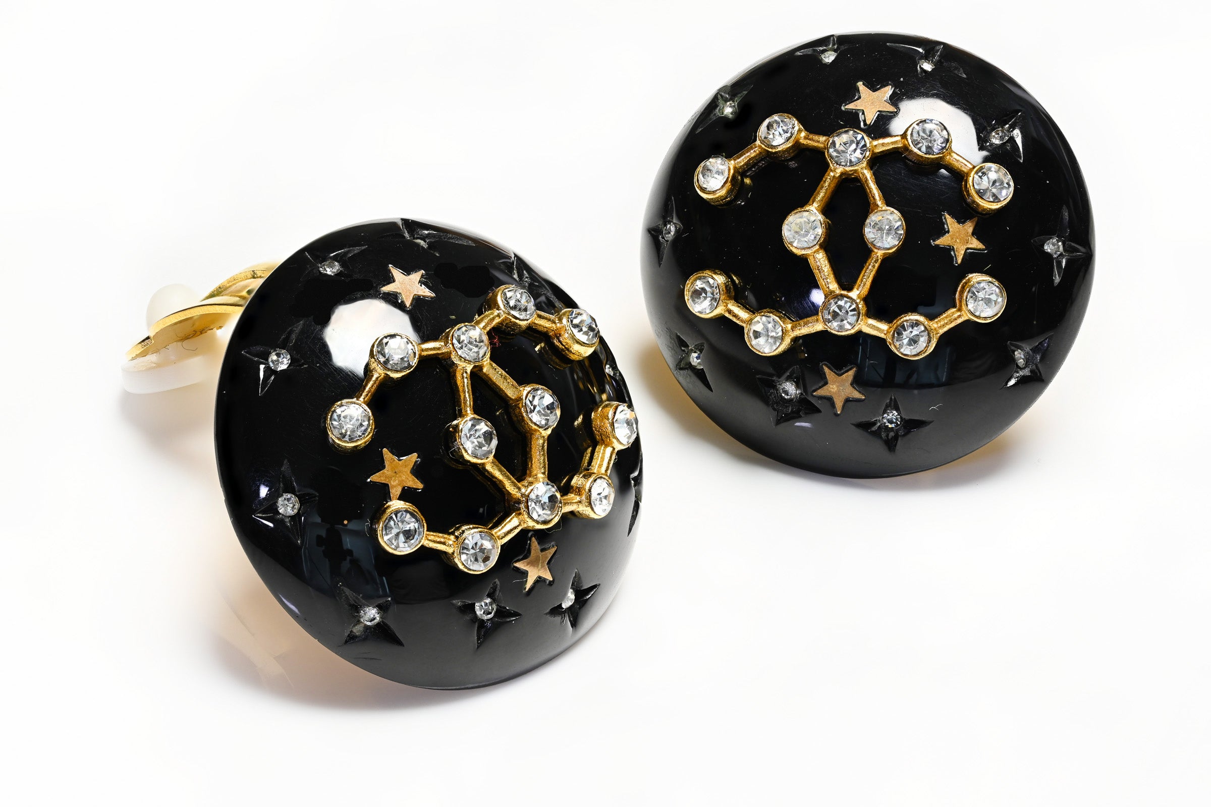 Chanel Constellation CC Star Earrings