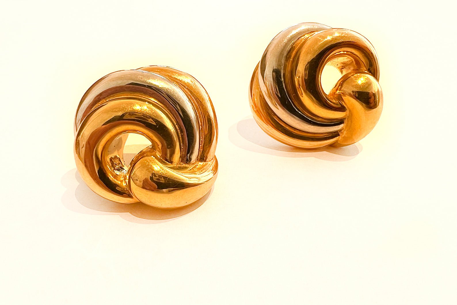 Chaumet Paris 18K Gold Rhodium Earrings