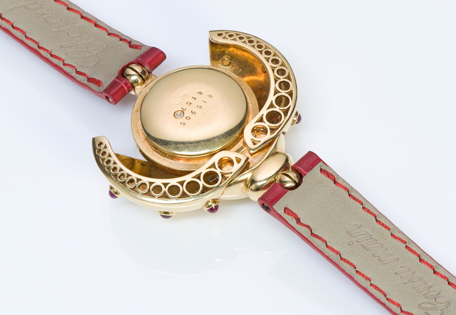 Chopard Happy Diamond Ladybug Ruby 18K Gold Watch