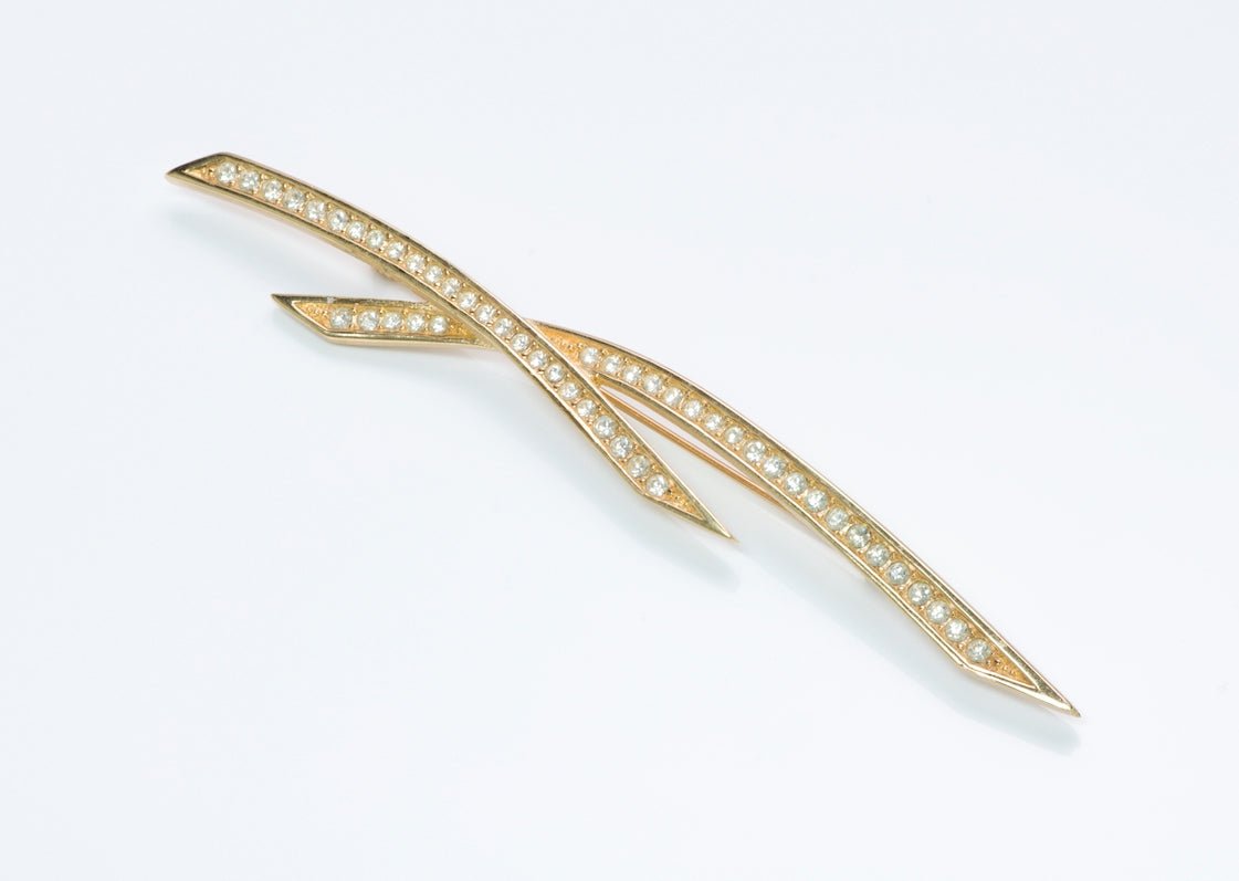 Christian Dior Crystal Brooch