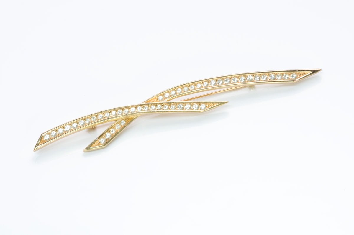 Christian Dior Crystal Brooch