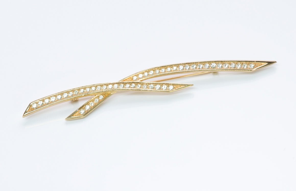 Christian Dior Crystal Brooch