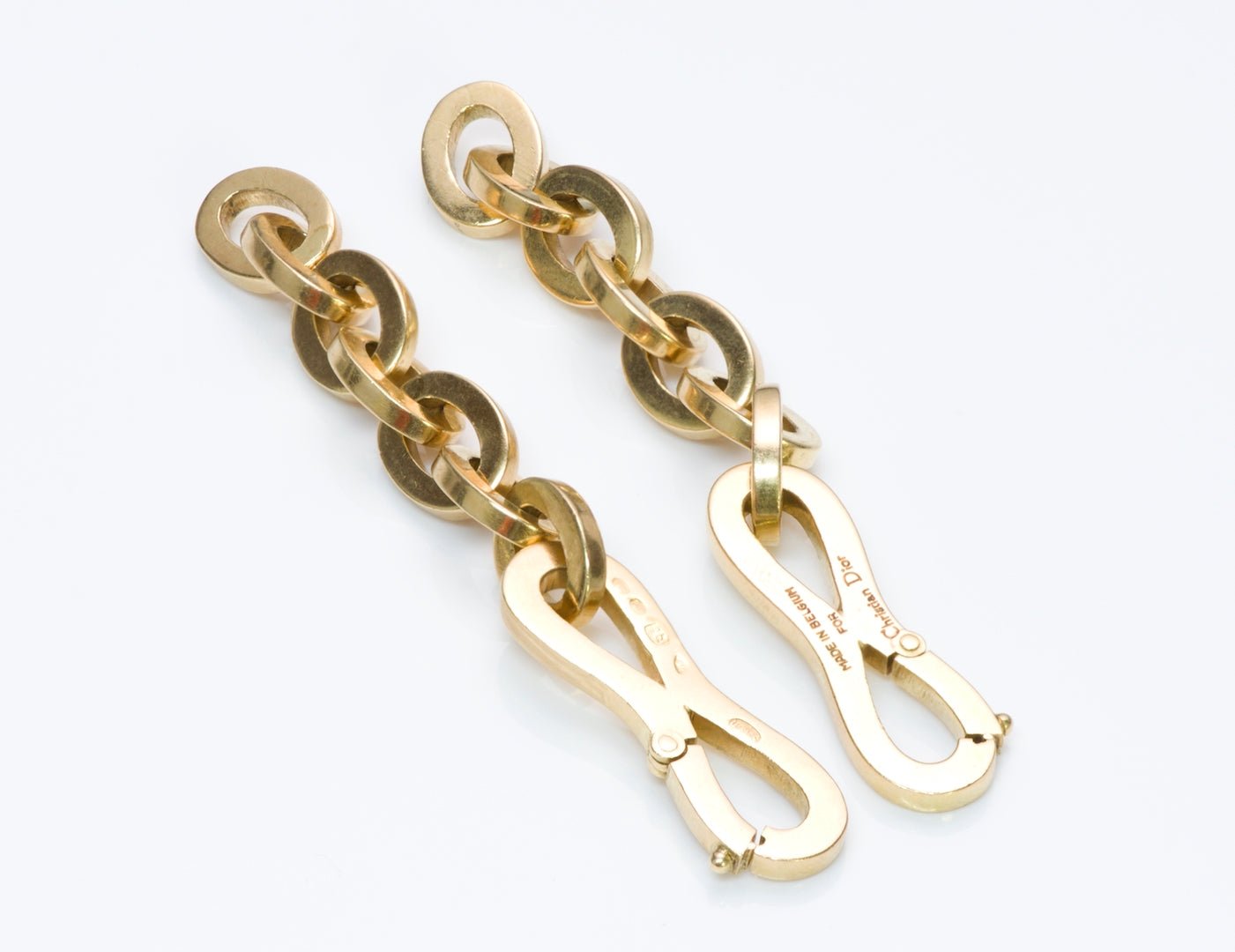 Christian Dior Gold Cufflinks