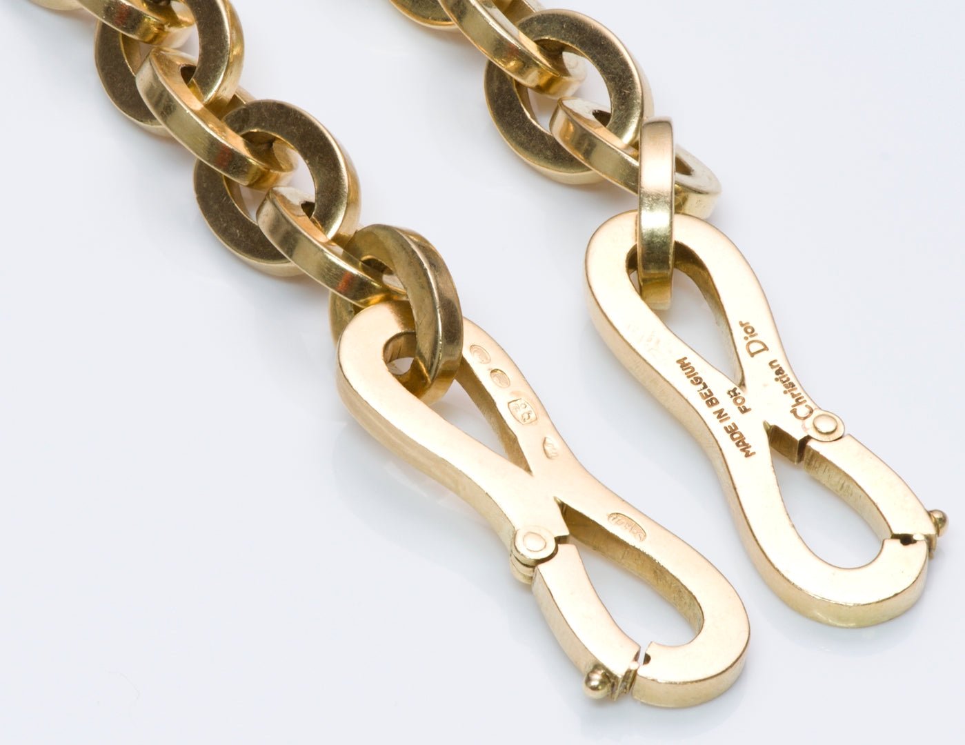 Christian Dior Gold Cufflinks - DSF Antique Jewelry