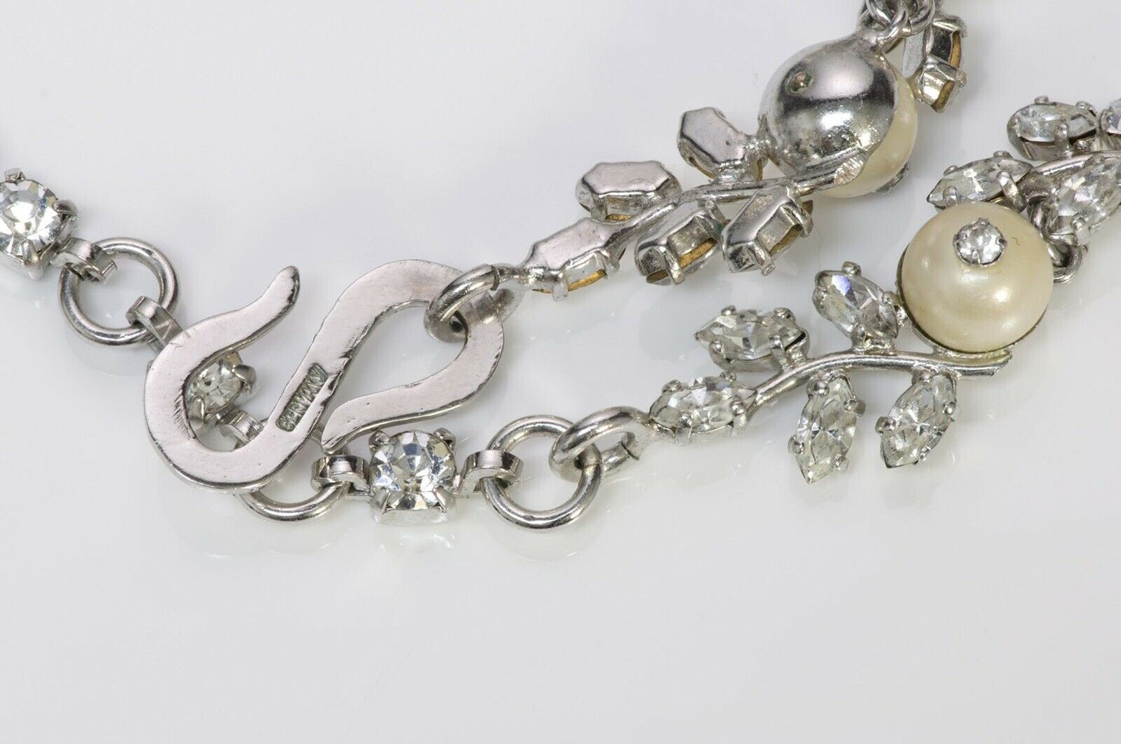 Christian Dior Henkel & Grosse 1959 Crystal Pearl Necklace