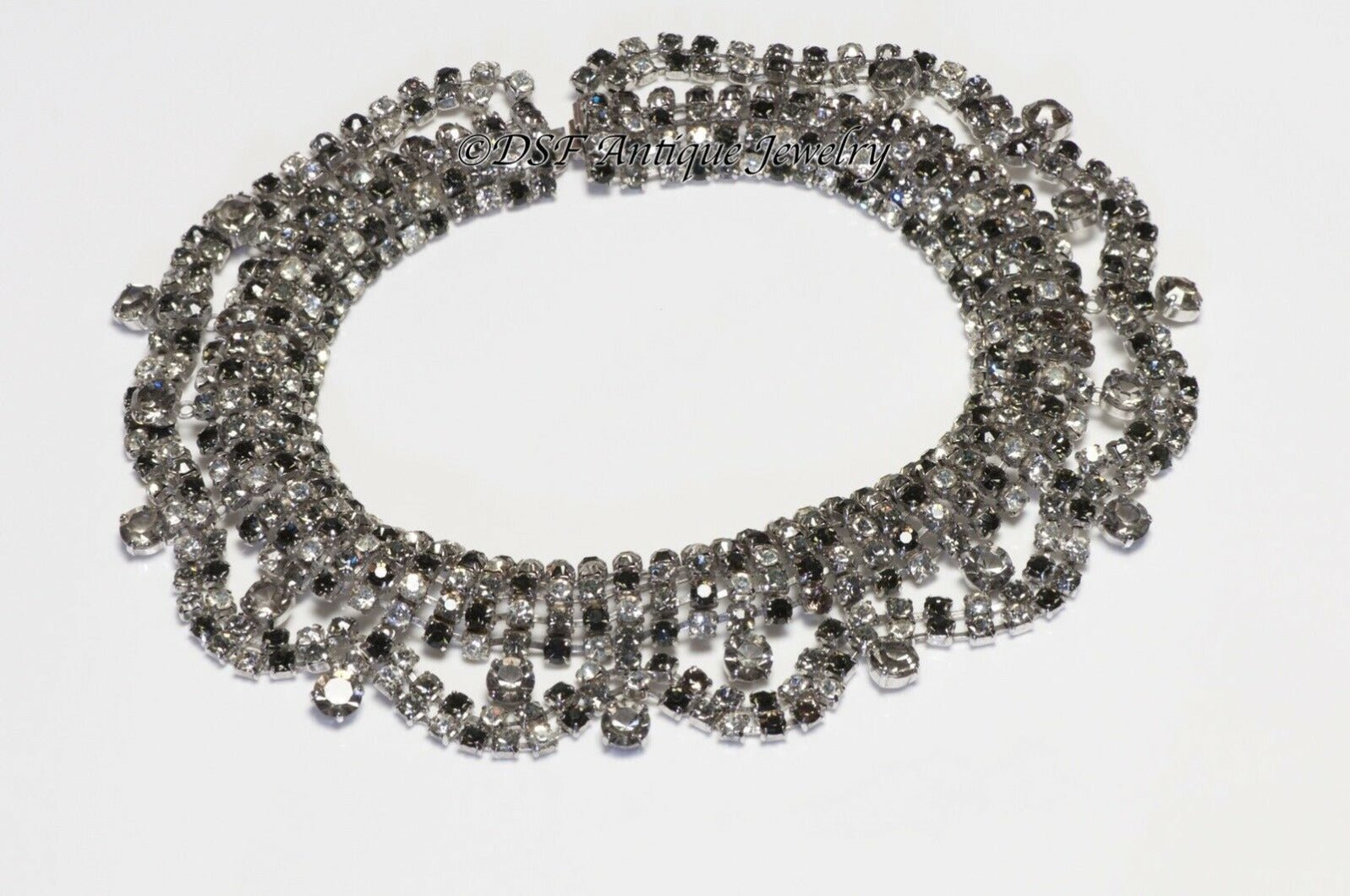 Christian Dior Paris Couture 1961 Crystal Collar Necklace
