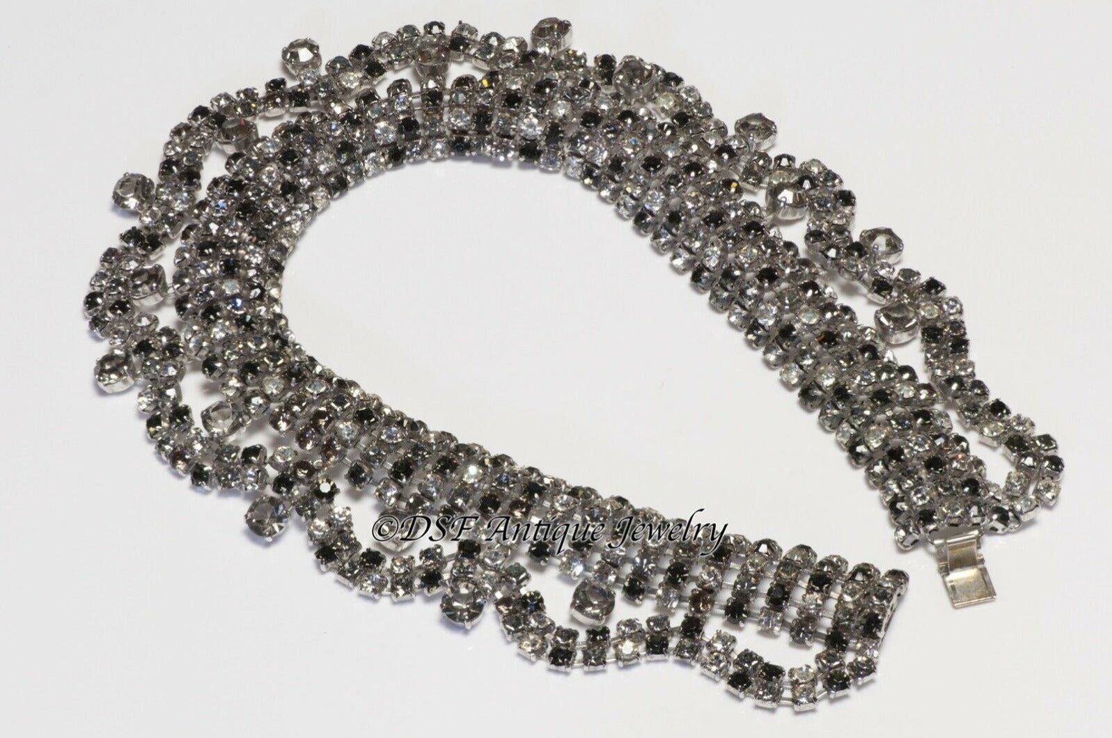 Christian Dior Paris Couture 1961 Crystal Collar Necklace