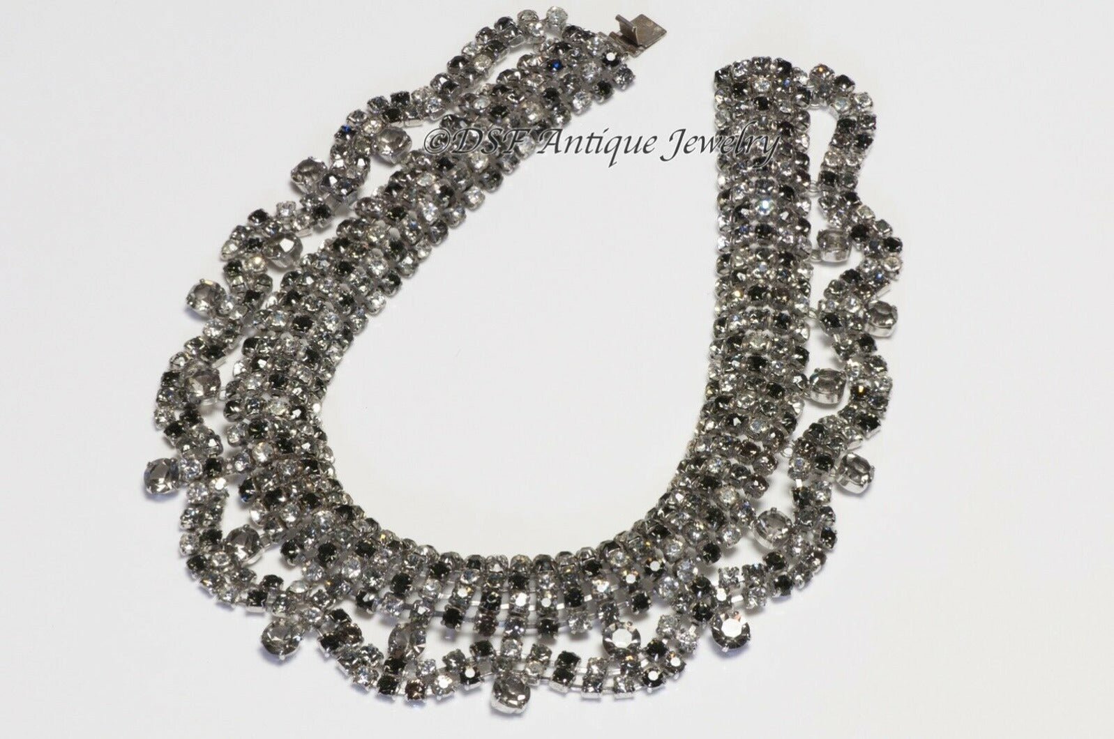 Christian Dior Paris Couture 1961 Crystal Collar Necklace