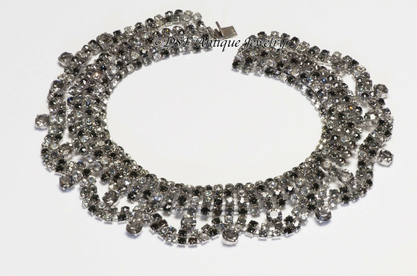 Christian Dior Paris Couture 1961 Crystal Collar Necklace