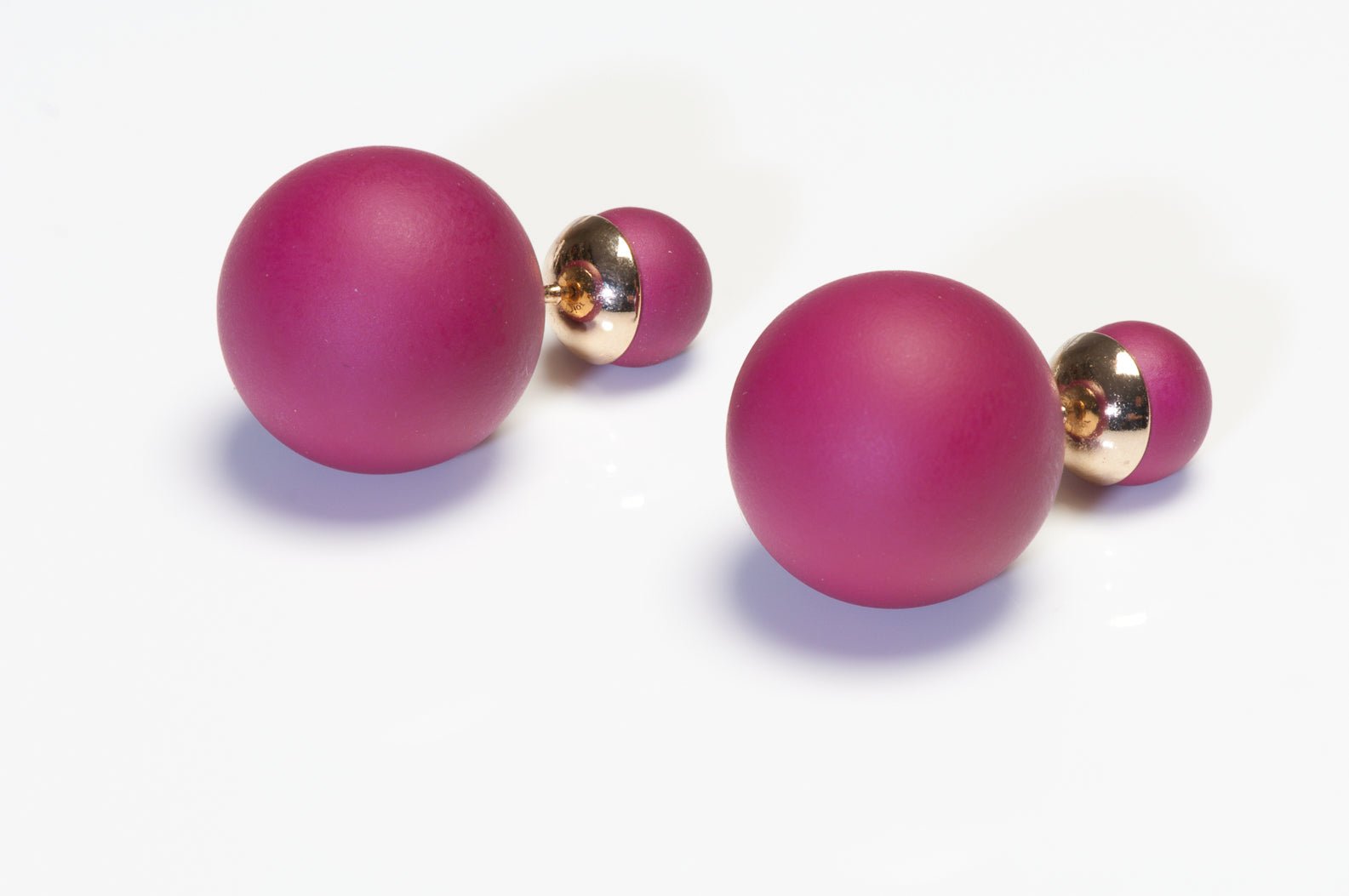 Christian Dior Paris Tribales Magenta Earrings