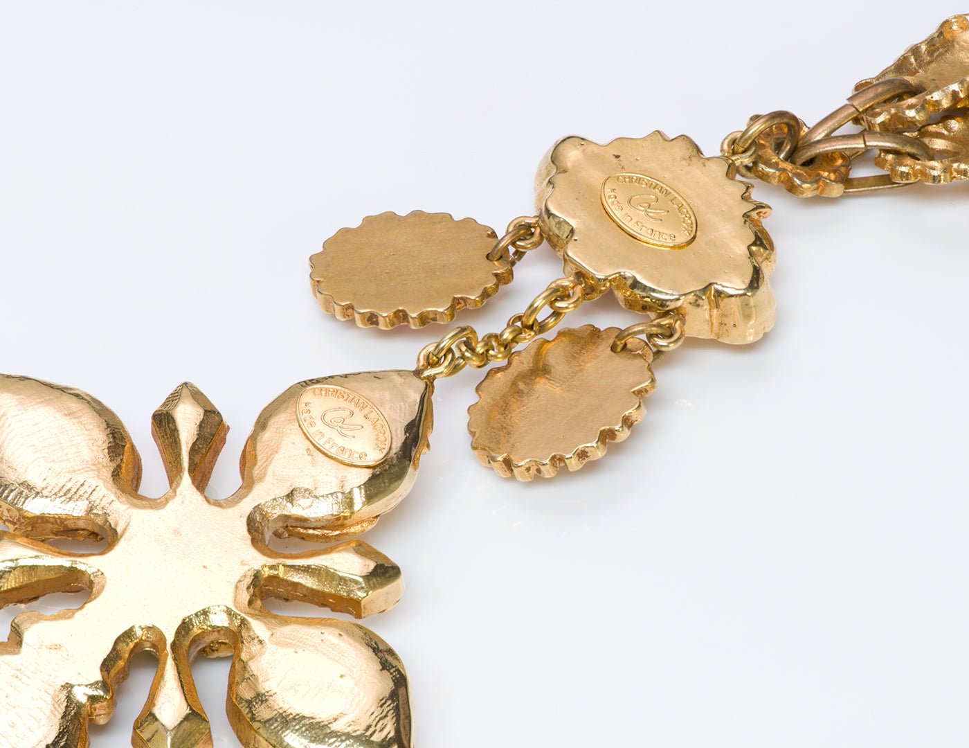 Christian Lacroix Couture Baroque Style Crystal Necklace